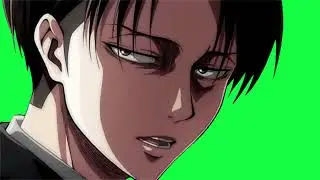 Levi Attack On Titan Anime Green Screen