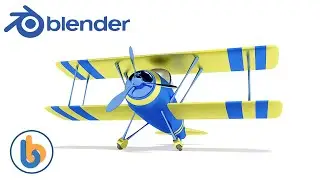 How to model an airplane in Blender 2.82 with proportional editing - tutorial timelapse