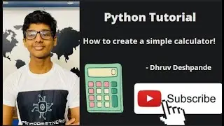How to create a calculator using Python || Simple Tutorial || Programminers
