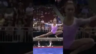 Clear Balance beam performance #cimnastik #jimnastik #gymnast