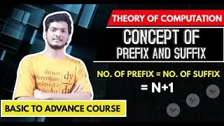Prefix and suffix of a string | Theory of computation | Computer science