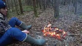 Охота с гончей на зайца беляка.И жена с нами собралась.