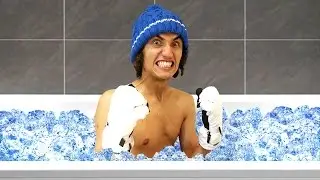 WORLD'S HARDEST ICE BATH CHALLENGE!