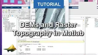 Visualize DEMs and Raster Topography in Matlab
