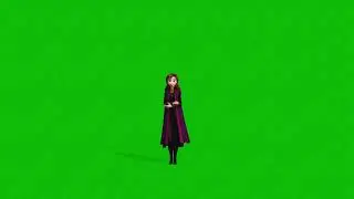 Anna Frozen 2 Happy - Green Screen