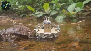 How To Make A Electric Rowing Boat From Cardboard