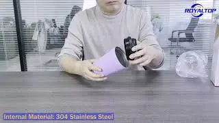 Unboxing - Royaltop's 12-Ounce Vacuum Coffee Tumbler (Model: CFB-04a)