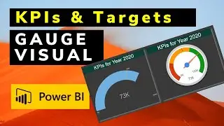 Display KPIs & Targets in Dial Gauge and Default Gauge Visual in Power BI