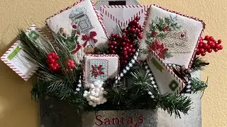 FlossTube 98: Speeding Through Winter & Christmas Stitches.