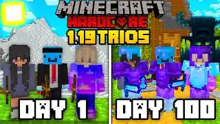We Survived 100 Days in 1.19 Minecraft Hardcore...