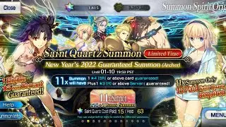 [FGO NA] New Years 2022 GSSR: Archer (Jan 1st 2022)