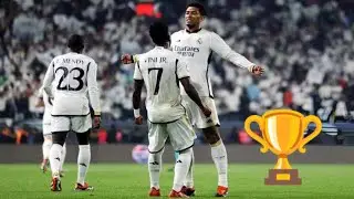 ريال مدريد يقسو على برشلونة 💯 4-1 نهائي كأس السوبر الاسباني 14-1-2024