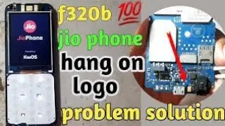 Jio f320b hang on logo ( solution live )