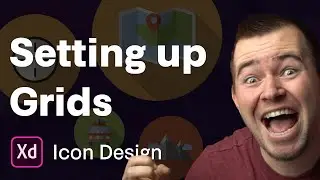 Setting up grids in Adobe XD for Icon Design | Ep 10/30 [Icon Design in Adobe XD]