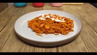 Паста с куриной грудкой