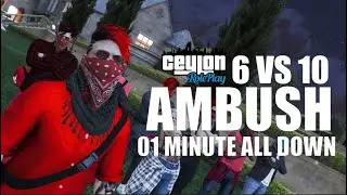 Ceylon Police Ambush | Ceylon rp | 6 vs 10 | Mr sasa 👹