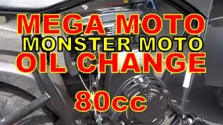 Mega Moto & Monster Moto Oil Change 80cc Engine