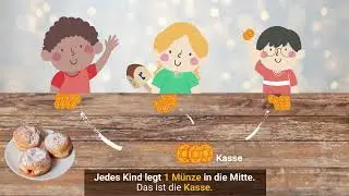 Spiel für Kinder zu Chanukka: Dreidel drehen