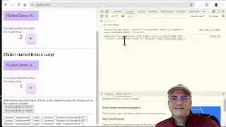 Demonstrating bidirectional messaging between Flutter and a hosting web app