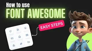 HOW TO USE FONT AWESOME ICONS IN HTML || Add Font Awesome Icons on website || B CODER