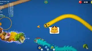 Wormszone Io World Biggest Warms Wrap In Snake Game Video