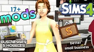 17 Must Have Mods for Your Small Businesses | The Sims 4 (mods w/ links)
