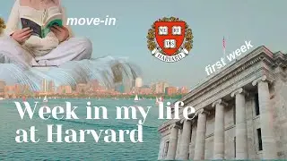 First week of harvard | spring move-in vlog as a college student