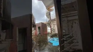 Abandoned cruise ship