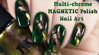 Multi-chrome MAGNETIC Polish Nail Art