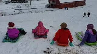Christmas 2020 sledding