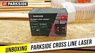 Parkside Cross Line Laser PKLL 7 C3 Unboxing Testing