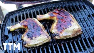 How to Grill Marinated Chicken Leg Quarters ~ Easy Cooking