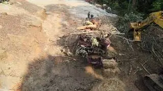 Drone footage of our Duratech HD9 tub grinder