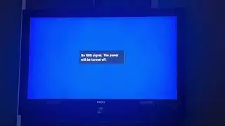 No RGB signal on a Vizio tv