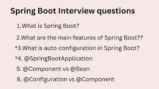 Spring Boot Interview questions||Java||