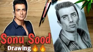 How to draw Sonu Sood for Art Competition | Sonu sood easy drawing | Pencil Drawing