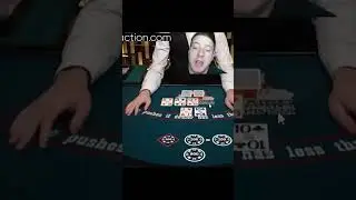 PULLING THE PERFECT CARD ON ULTIMATE TEXAS HOLD'EM BUT IS IT EVEN ENOUGH TO WIN!? #poker #casino