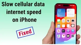 Slow cellular data internet speed on iPhone: Here is the Fix