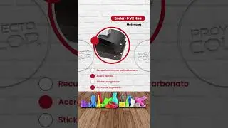 Creality Ender 3 v2 neo - Proyecto Color #shorts