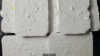 WHITE GYM CHALK SLABS CRUMBLE-ASMR