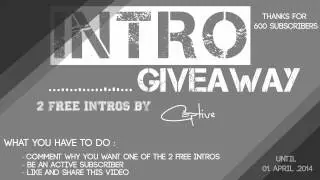 FREE INTRO GIVEAWAY !