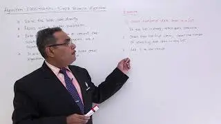 Algorithm Classification  Simple Recursive Algorithm