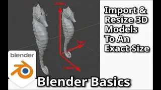Blender for Beginners: How to Import & Precisely Resize STL Files (Using Millimeters)