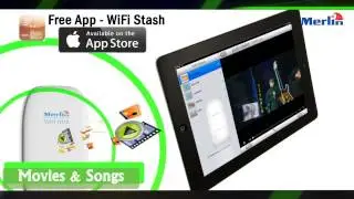 Merlin Wi-Fi Hub (Wi-Fi расширитель для USB дисков и карт памяти)