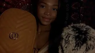 ASMR “what’s in my bag?” + attention to objects
