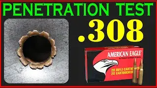 .308 Winchester Steel Plates Penetration Test. [150 grain - Federal - FMJ Boat Tail ]