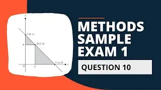 VCE Maths Methods Sample Exam 1 Answers | Question 10