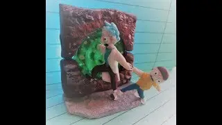 Rick & Morty miniature (polymer clay) Tutorial