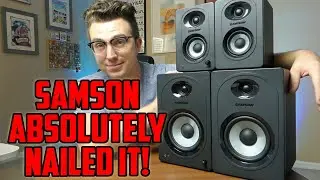 Samson MediaOne M30BT and M50BT Review | New Powered Studio Monitors with Bluetooth!