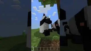 Datos que NO Sabías de los Pandas #minecraft #short #shorts #subscribe